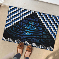 New Zealand Matariki Rubber Doormat Galaxy Styled Taniko LT7 - Polynesian Pride