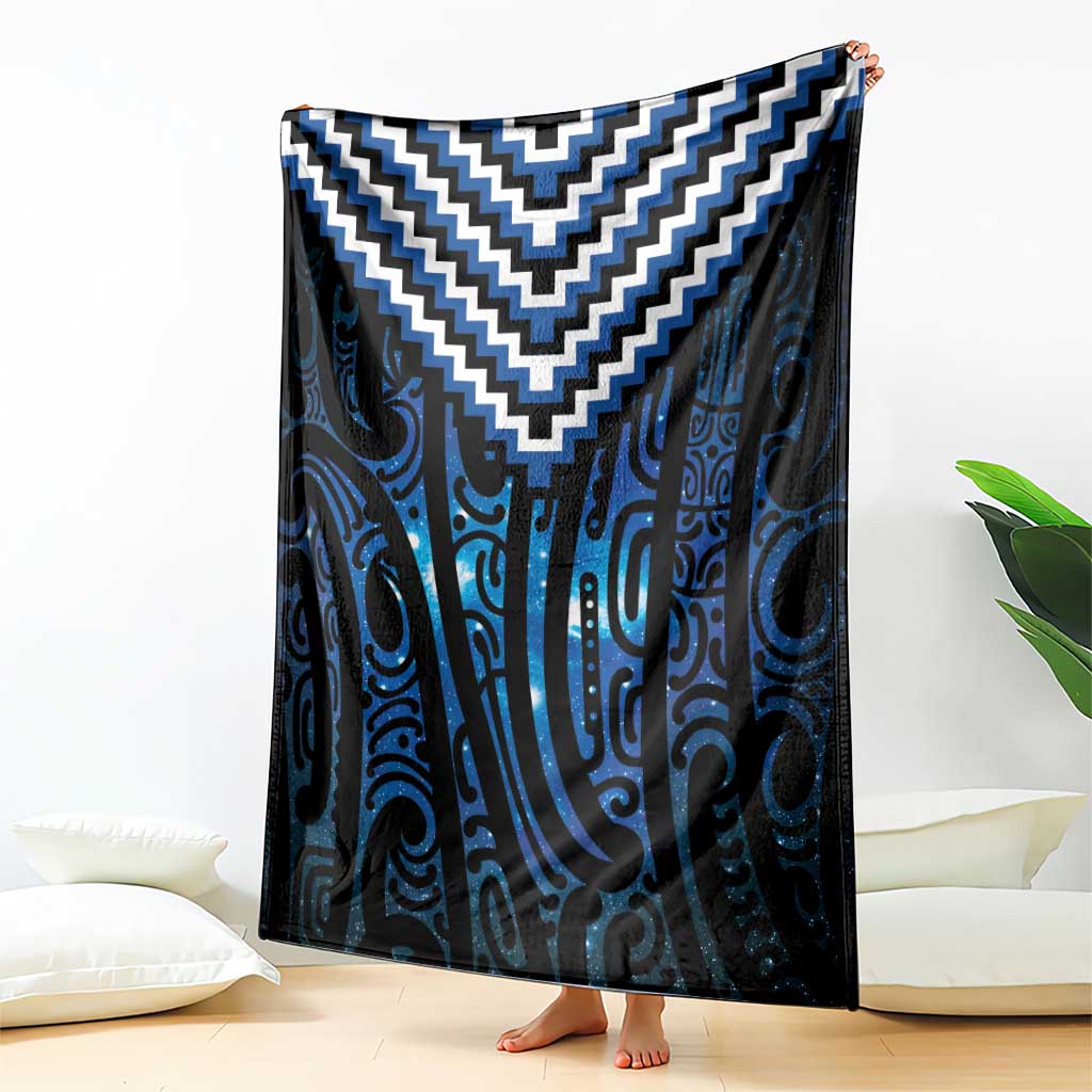 New Zealand Matariki Blanket Galaxy Poutama Motifs LT7 - Polynesian Pride