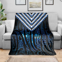 New Zealand Matariki Blanket Galaxy Poutama Motifs LT7 - Polynesian Pride