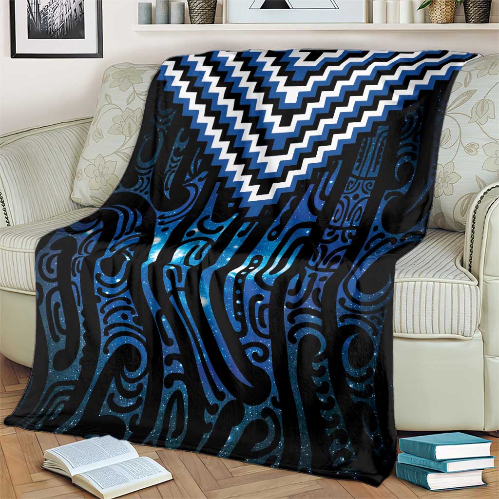 New Zealand Matariki Blanket Galaxy Poutama Motifs LT7 - Polynesian Pride