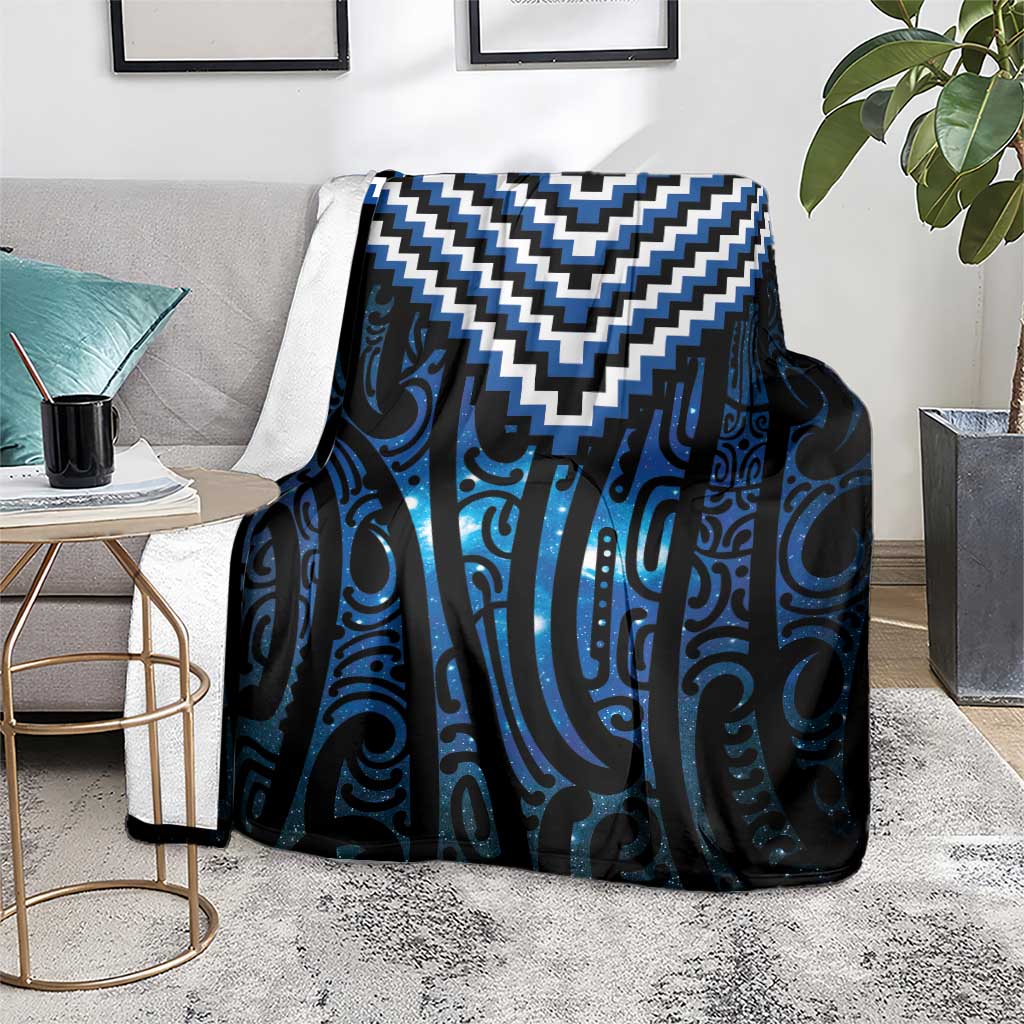 New Zealand Matariki Blanket Galaxy Poutama Motifs LT7 - Polynesian Pride