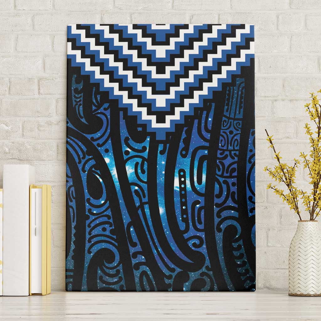New Zealand Matariki Canvas Wall Art Galaxy Poutama Motifs