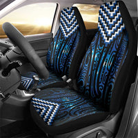 New Zealand Matariki Car Seat Cover Galaxy Poutama Motifs LT7 - Polynesian Pride