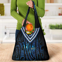 New Zealand Matariki Grocery Bag Galaxy Poutama Motifs