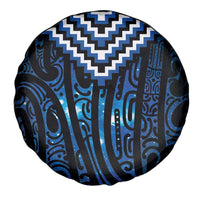 New Zealand Matariki Spare Tire Cover Galaxy Poutama Motifs LT7 - Polynesian Pride