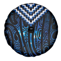 New Zealand Matariki Spare Tire Cover Galaxy Poutama Motifs LT7 - Polynesian Pride