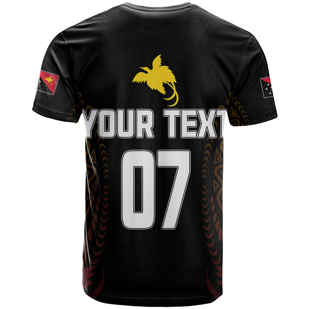 Custom PNG Hunters Rugby T Shirt Motuan Style LT7 - Polynesian Pride