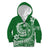 Polynesian Plumeria Kid Hoodie Ride The Waves - Green LT7 Zip Hoodie Green - Polynesian Pride