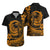Polynesian Plumeria Hawaiian Shirt Ride The Waves - Orange LT7 - Polynesian Pride