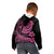 Polynesian Plumeria Kid Hoodie Ride The Waves - Pink LT7 - Polynesian Pride