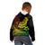 Polynesian Plumeria Kid Hoodie Ride The Waves - Reggae LT7 - Polynesian Pride