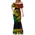 Polynesian Plumeria Mermaid Dress Ride The Waves - Reggae LT7 - Polynesian Pride