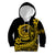 Polynesian Plumeria Kid Hoodie Ride The Waves - Yellow LT7 Hoodie Yellow - Polynesian Pride