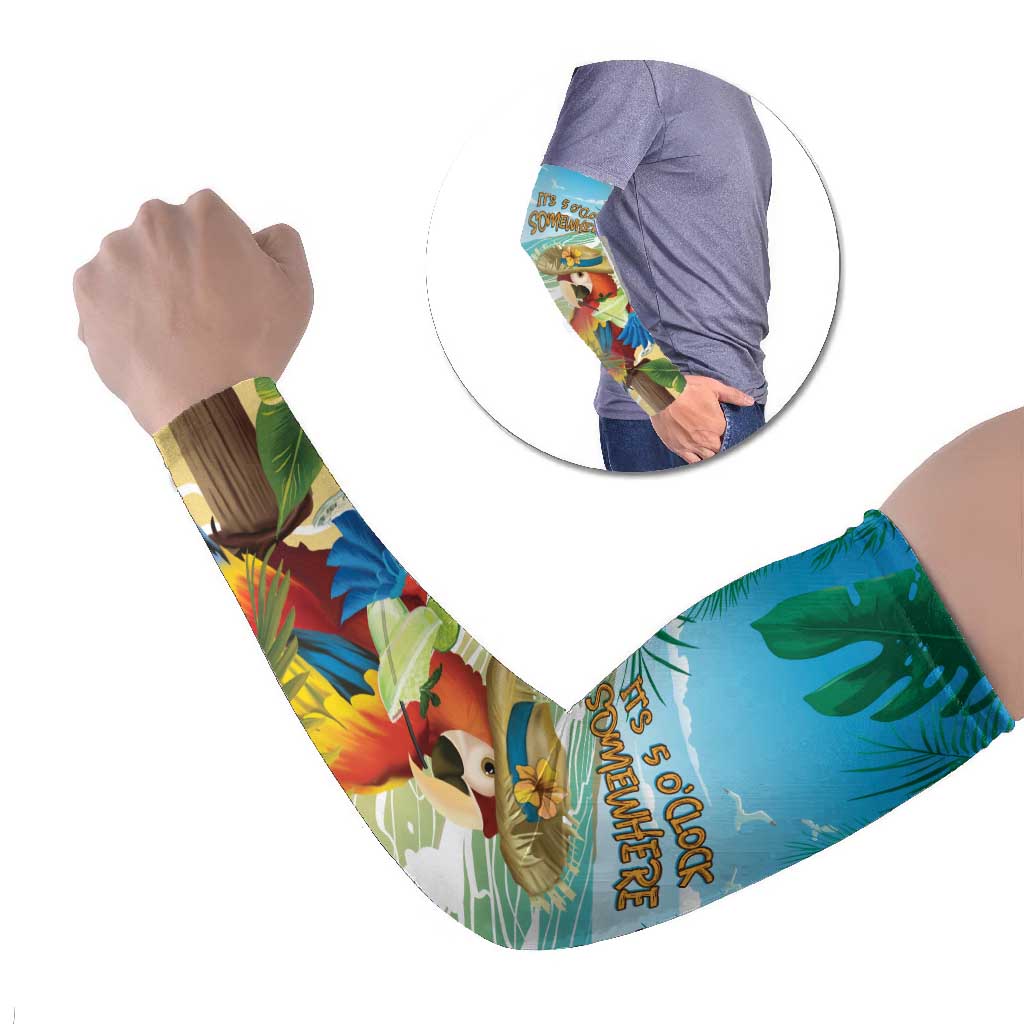 Aloha Hawaii It's 5 o'clock Somewhere Arm Sleeves - Polynesian Pride