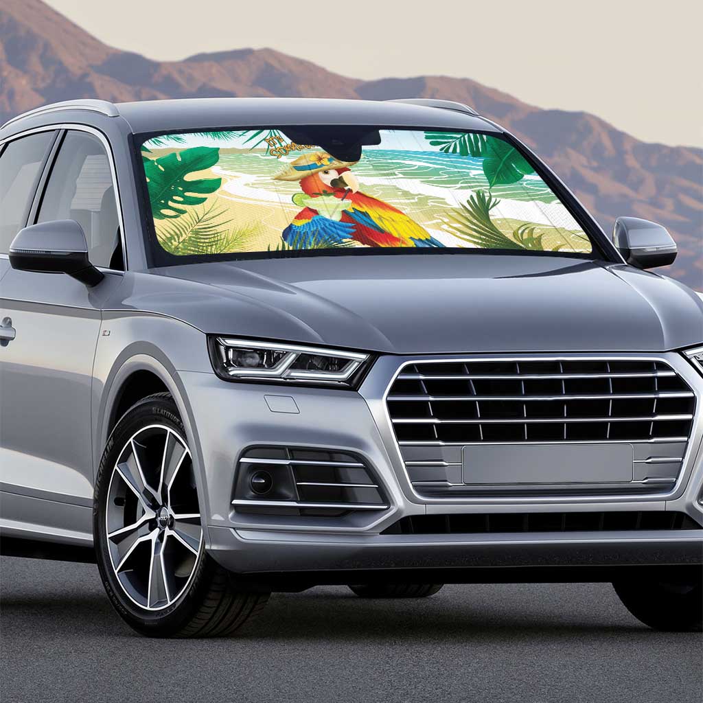 Aloha Hawaii It's 5 o'clock Somewhere Auto Sun Shade - Polynesian Pride