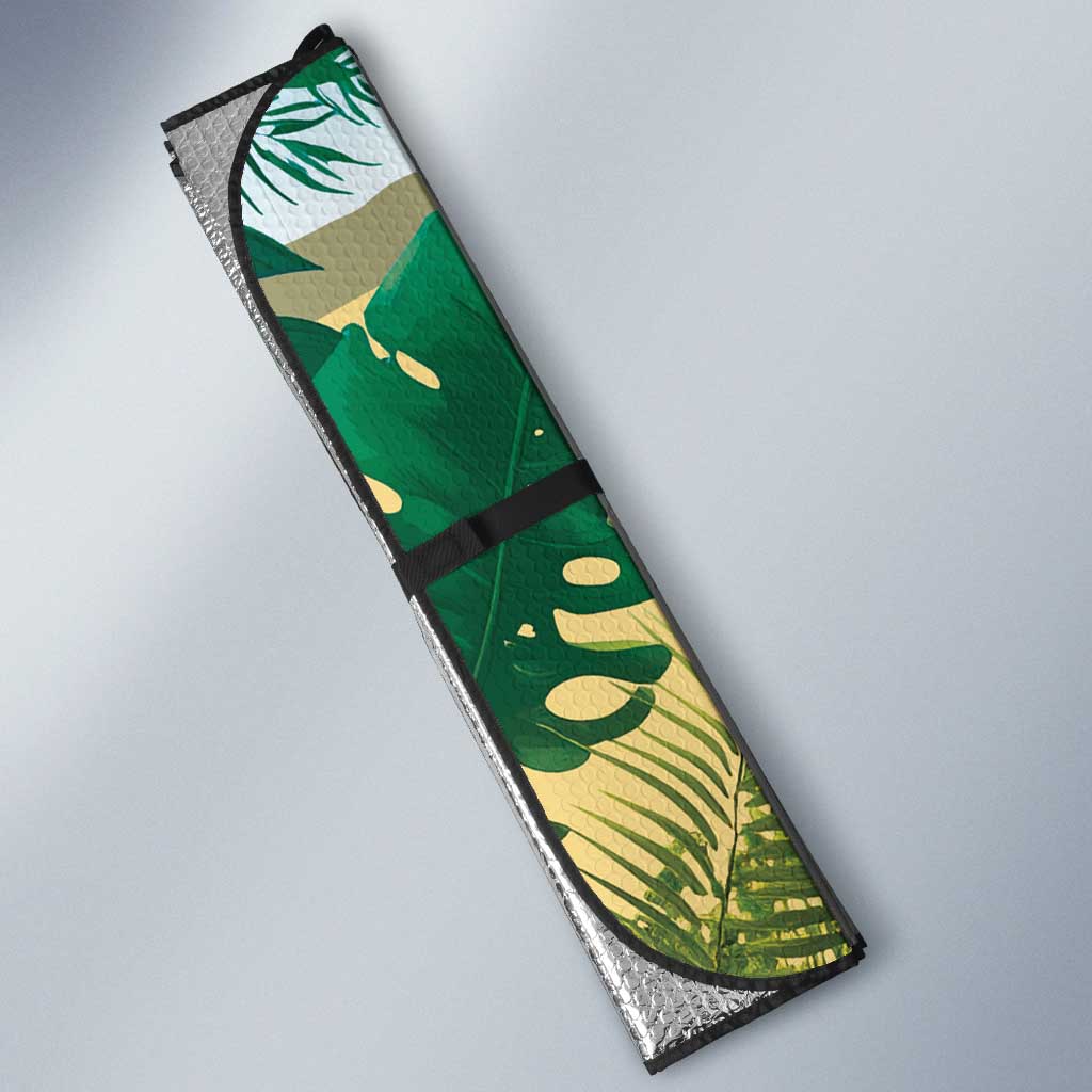 Aloha Hawaii It's 5 o'clock Somewhere Auto Sun Shade - Polynesian Pride