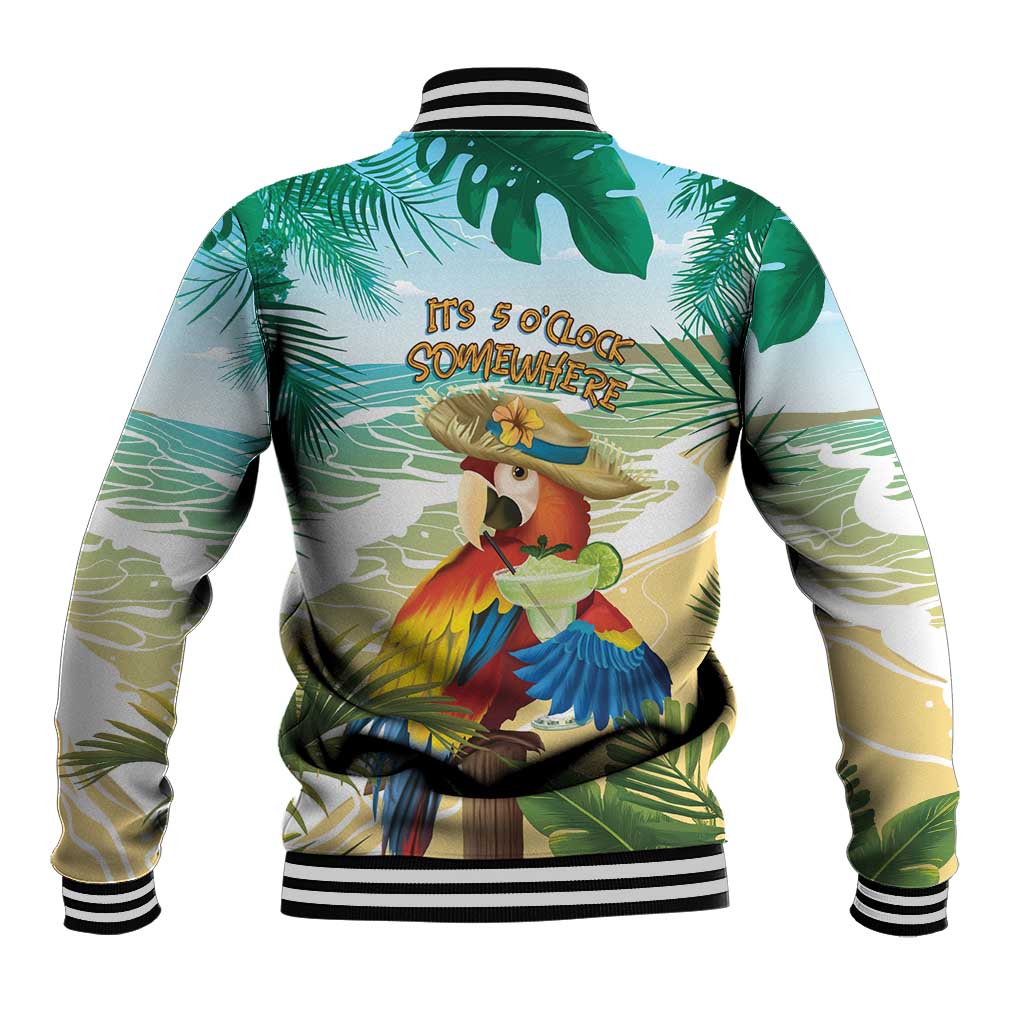 Aloha Hawaii It's 5 o'clock Somewhere Baseball Jacket - Polynesian Pride