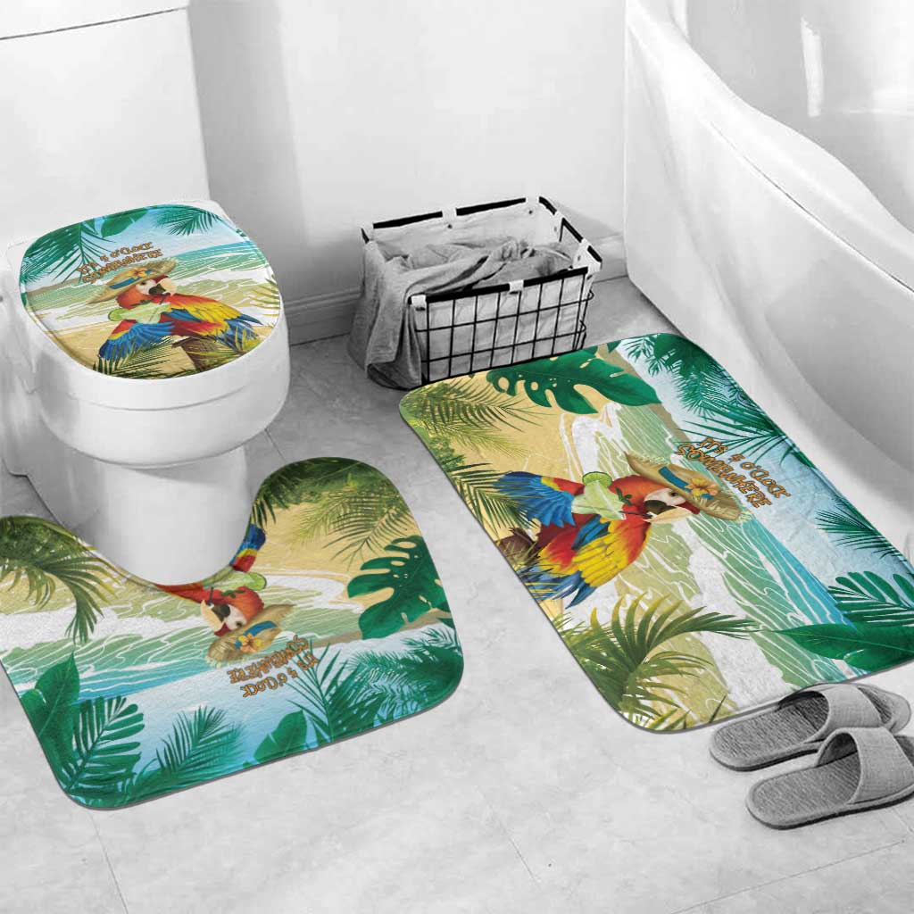 Aloha Hawaii It's 5 o'clock Somewhere Bathroom Set - Polynesian Pride