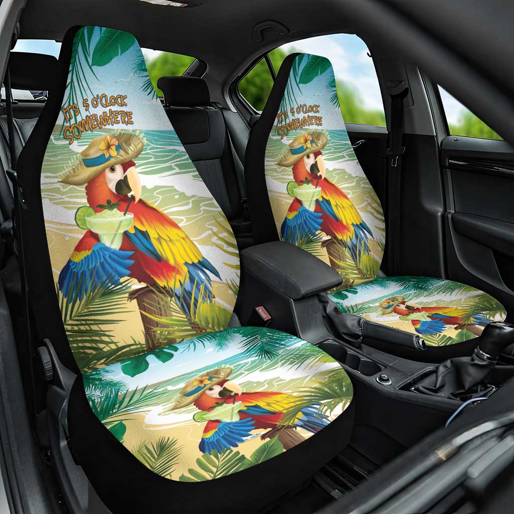 Aloha Hawaii It's 5 o'clock Somewhere Car Seat Cover - Polynesian Pride