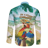 Aloha Hawaii It's 5 o'clock Somewhere Family Matching Off Shoulder Short Dress and Hawaiian Shirt - Polynesian Pride