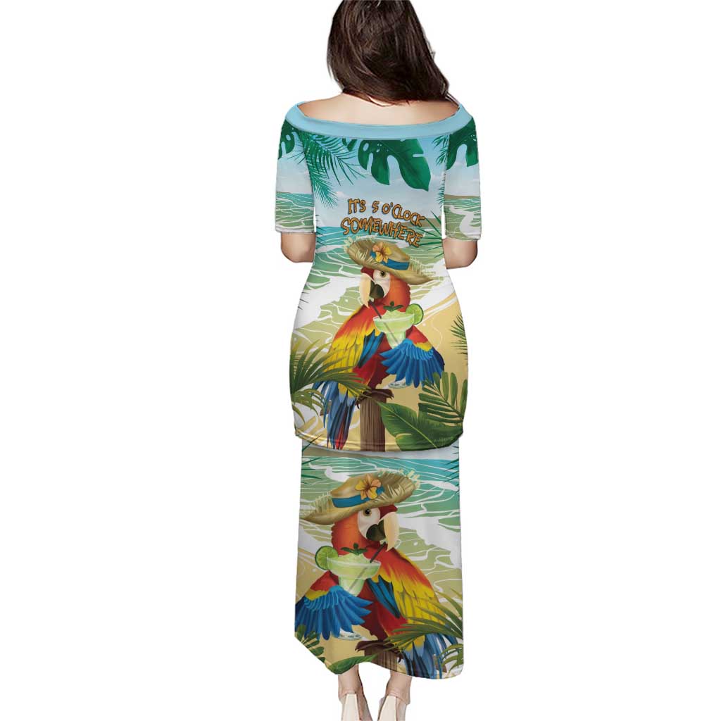 Aloha Hawaii It's 5 o'clock Somewhere Puletasi - Polynesian Pride