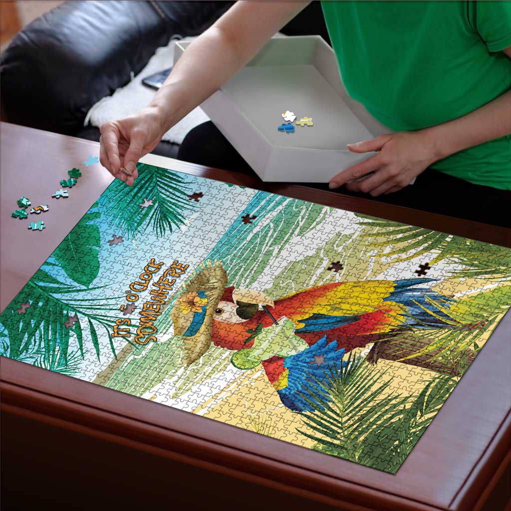 Aloha Hawaii It's 5 o'clock Somewhere Puzzle - Polynesian Pride