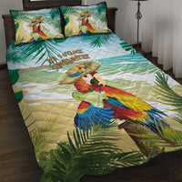 Aloha Hawaii It's 5 o'clock Somewhere Quilt Bed Set - Polynesian Pride