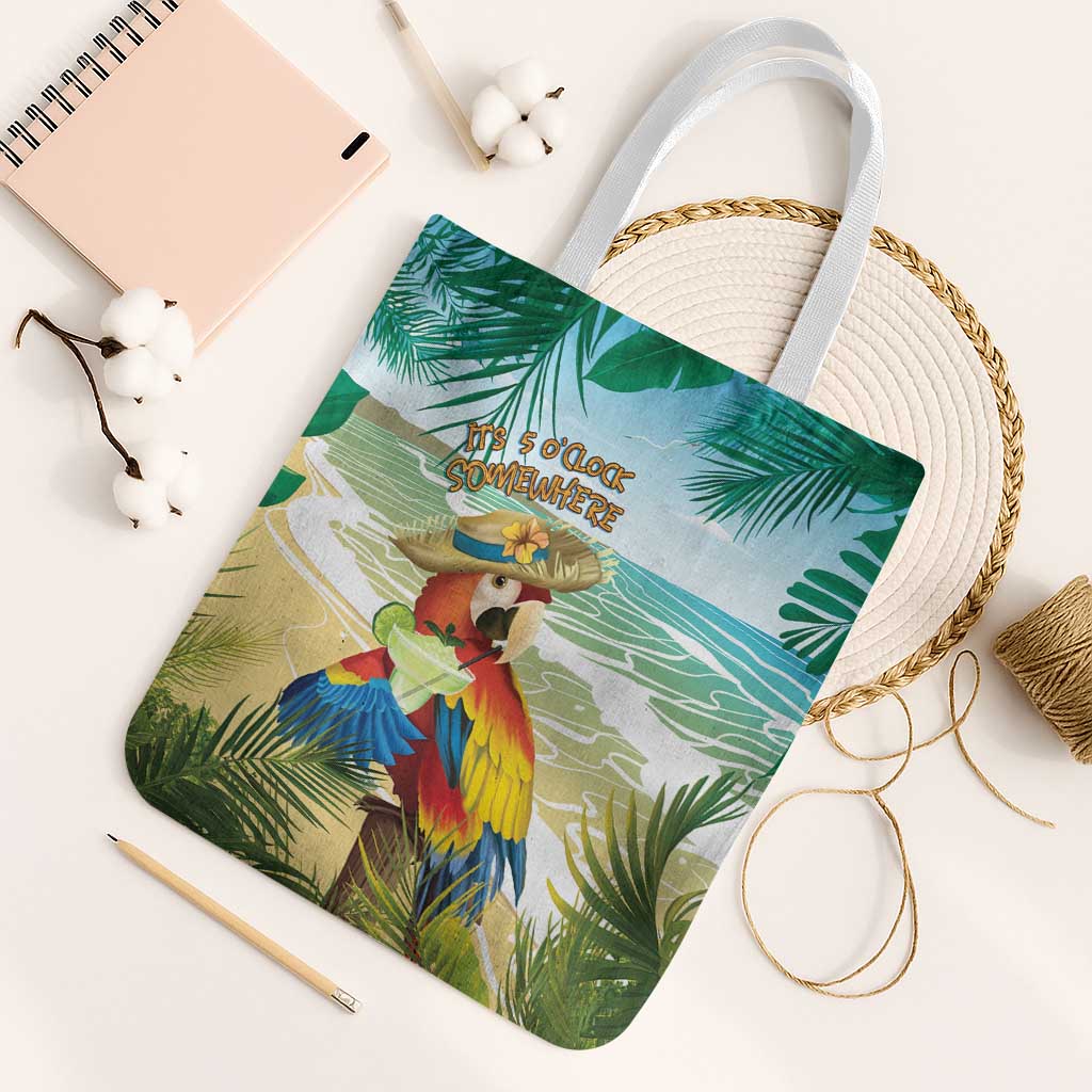 Aloha Hawaii It's 5 o'clock Somewhere Tote Bag - Polynesian Pride
