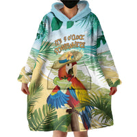 Aloha Hawaii It's 5 o'clock Somewhere Wearable Blanket Hoodie - Polynesian Pride