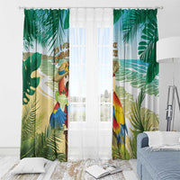 Aloha Hawaii It's 5 o'clock Somewhere Window Curtain LT7 - Polynesian Pride