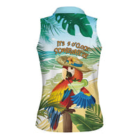 Aloha Hawaii It's 5 o'clock Somewhere Women Sleeveless Polo Shirt - Polynesian Pride