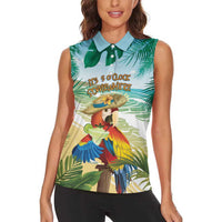 Aloha Hawaii It's 5 o'clock Somewhere Women Sleeveless Polo Shirt - Polynesian Pride