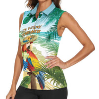 Aloha Hawaii It's 5 o'clock Somewhere Women Sleeveless Polo Shirt - Polynesian Pride
