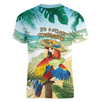 Aloha Hawaii It's 5 o'clock Somewhere Women V-Neck T-Shirt - Polynesian Pride