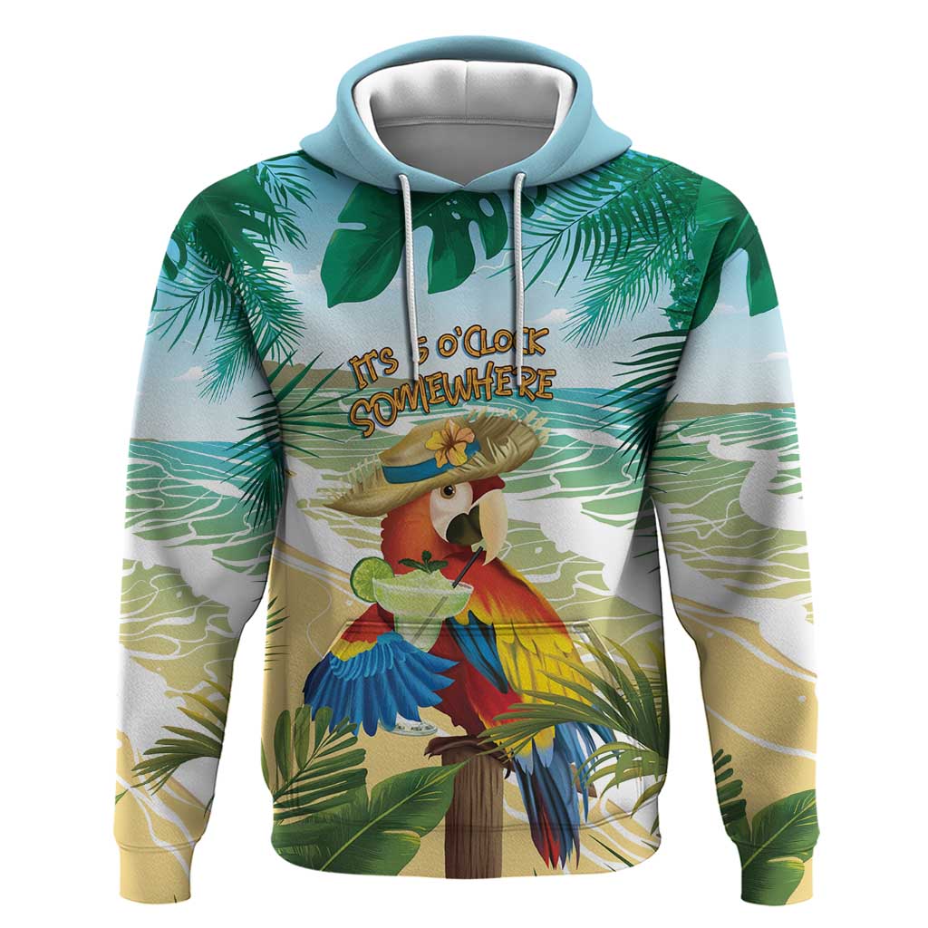 Aloha Hawaii It's 5 o'clock Somewhere Zip Hoodie - Polynesian Pride