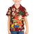 Crimson Red Tropical Christmas Hawaii Tapa Hawaiian Shirt Aloha Santa Drink Party - Polynesian Pride