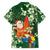 Moss Green Tropical Christmas Hawaii Tapa Hawaiian Shirt Aloha Santa Drink Party - Polynesian Pride