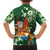 Moss Green Tropical Christmas Hawaii Tapa Hawaiian Shirt Aloha Santa Drink Party - Polynesian Pride