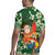 Moss Green Tropical Christmas Hawaii Tapa Rugby Jersey Aloha Santa Drink Party - Polynesian Pride
