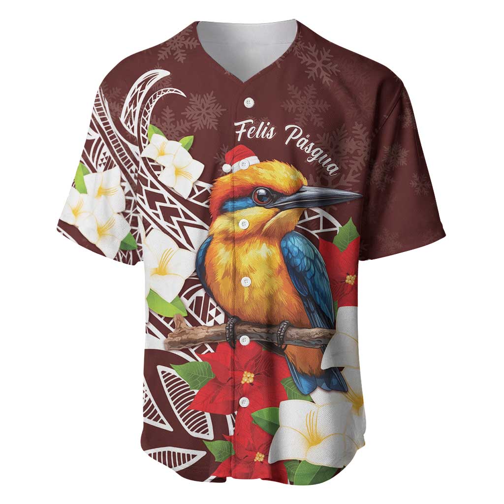 Felis Pasgua Guam Baseball Jersey Christmas Sihek Kingfisher with Guasali