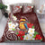 Felis Pasgua Guam Bedding Set Christmas Sihek Kingfisher with Guasali