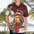 Felis Pasgua Guam Hawaiian Shirt Christmas Sihek Kingfisher with Guasali