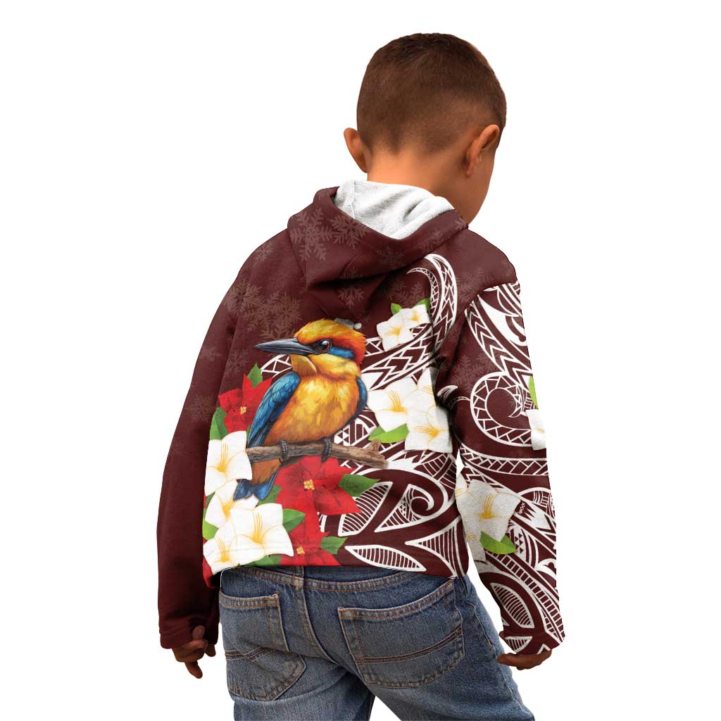 Felis Pasgua Guam Kid Hoodie Christmas Sihek Kingfisher with Guasali