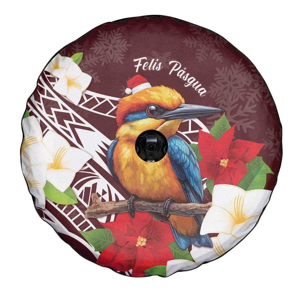 Felis Pasgua Guam Spare Tire Cover Christmas Sihek Kingfisher with Guasali