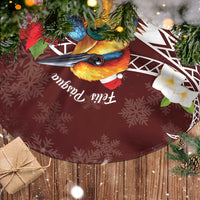 Felis Pasgua Guam Tree Skirt Christmas Sihek Kingfisher with Guasali