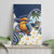 Hafa Adai Guam Canvas Wall Art Sihek Guam Kingfisher with Guasali