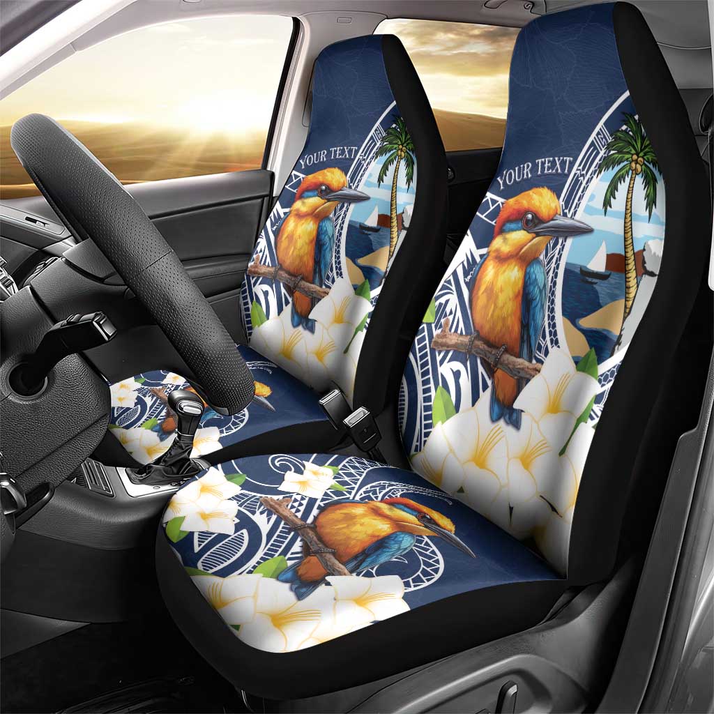 Hafa Adai Guam Car Seat Cover Sihek Guam Kingfisher with Guasali