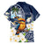 Hafa Adai Guam Hawaiian Shirt Sihek Guam Kingfisher with Guasali