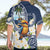 Hafa Adai Guam Hawaiian Shirt Sihek Guam Kingfisher with Guasali