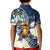 Hafa Adai Guam Kid Polo Shirt Sihek Guam Kingfisher with Guasali